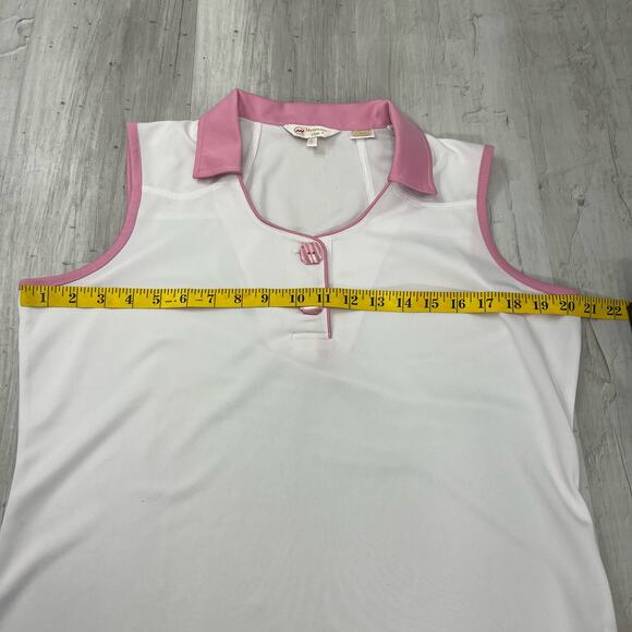 Monterey Club Women's Tiffany Gem Sleeveless Golf Polo Shirt Large - Picture 9 of 10